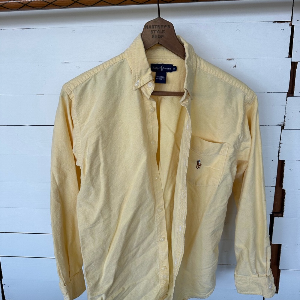 Polo Ralph Lauren Yellow Button-Down Shirt